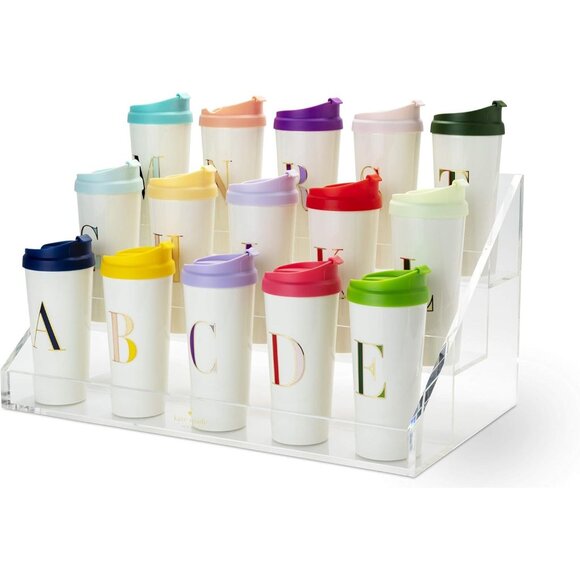 Kate Spade It’s Personal Initial “B” Thermal Travel Mug 16oz - Picture 3 of 3